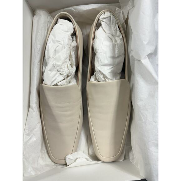 Club Monaco NIB Sofii Leather Loafer Flats in Bone Size EU 37 / US 7 MSRP $179 - Picture 7 of 8